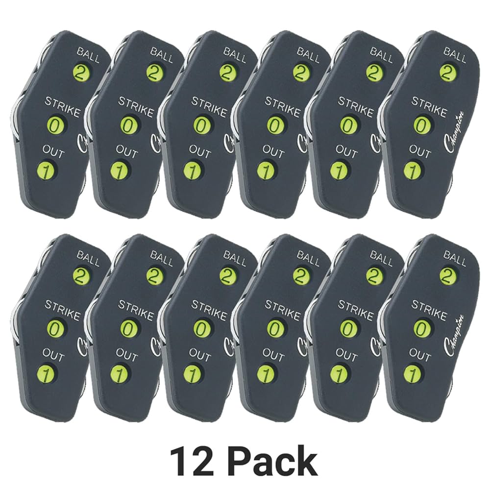 野球審判 Amazon | Champion Sports 3輪特大プラスチック野球審判カウント