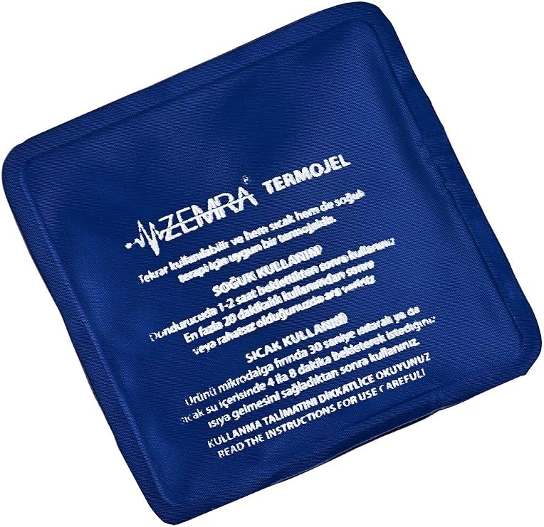Zemra Termojel Sıcak Soğuk Kompres 11X11 Cm - Kumaş Buz Jel - Termojel 2 Adet