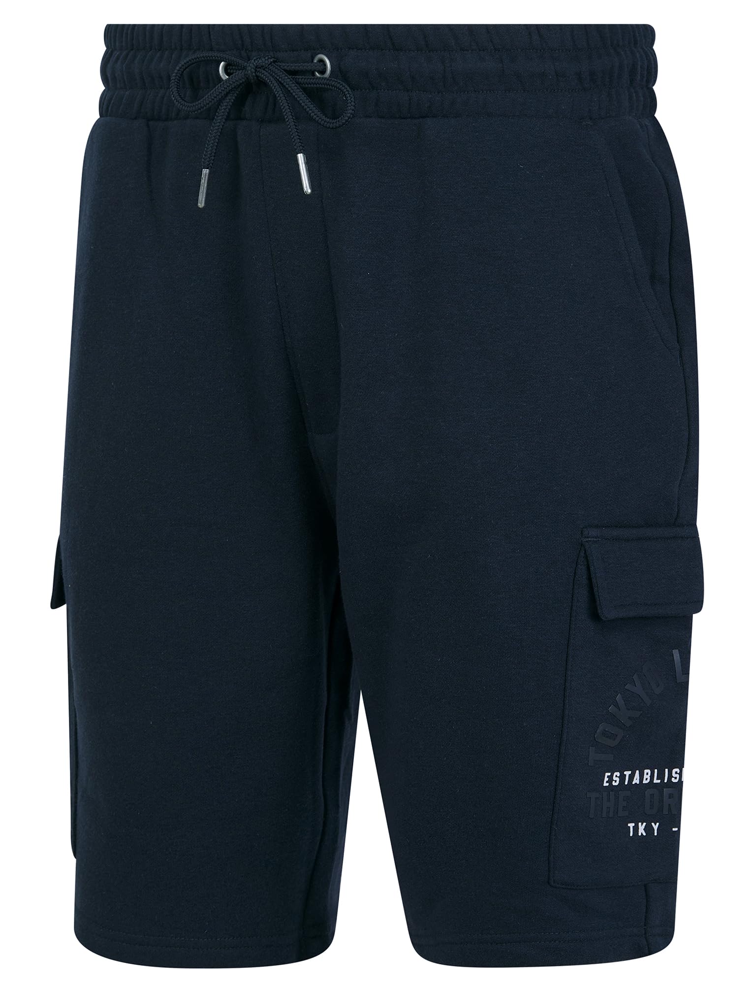 Tokyo Laundry Men's 'Lewes' Multi-Pocket Brushback Fleece Jogger Cargo Shorts