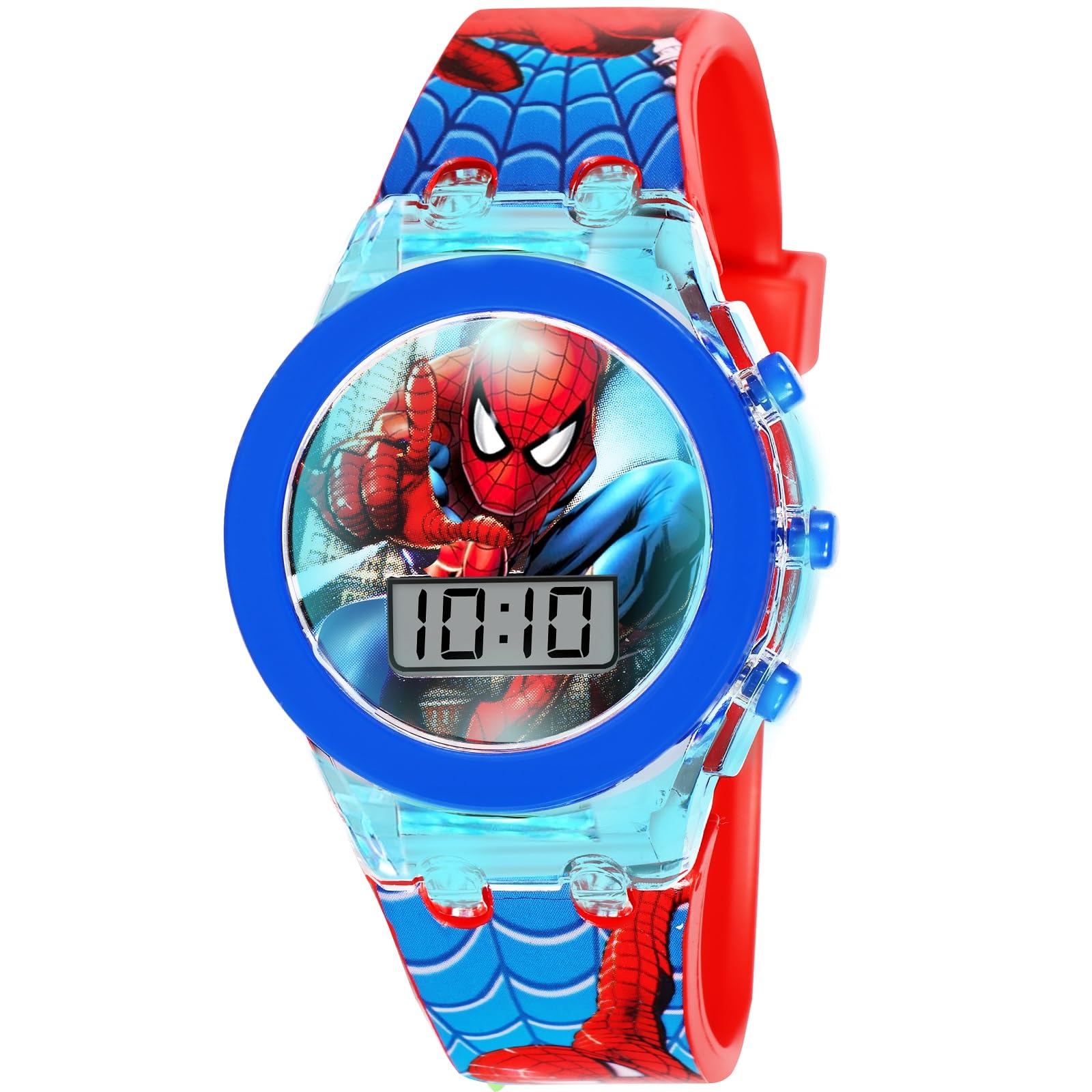 CERO Children Kids Glowing Multicolours Light Dial Digital Watch for Girls and Boys (Spider Man-Red) (B0CCDRV1D8) Amazon Price History, Amazon Price Tracker