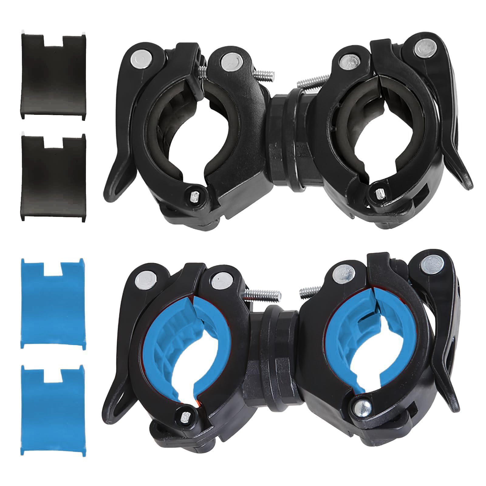 Walking Stick Holder, Cane Holder for Wheelchair, Universal Wheelchair Walking Stick Rack, 360° Rotatable & Adjustable Cane Holder Set, Cane Holder for Elderly Walker, Mobility Scooter