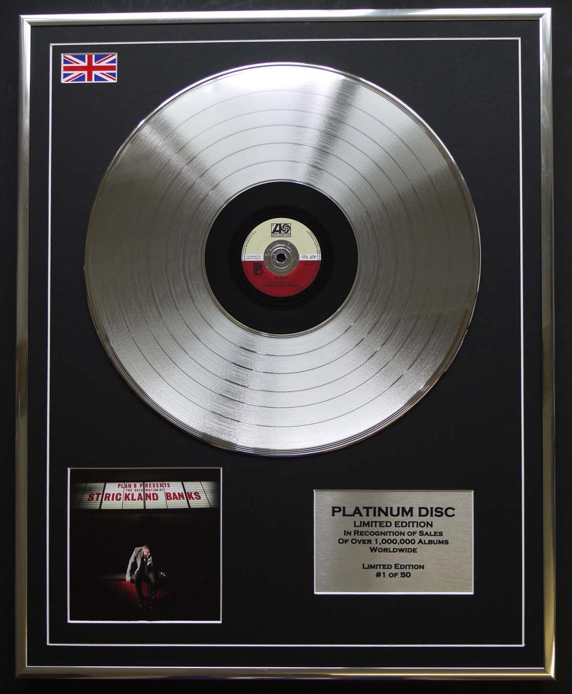 Limited Edition Cd Platinum Disc Silver Plan B/Ltd Edition Cd Platinum Disc/The Defamation Of Strickland Banks