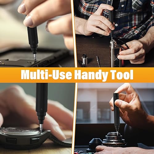 Miniatura 7 de Regalos navideños para adultos y hombres, mini kit de herramientas de reparación magnética 22 en 1, regalo de Navidad para electrónica, gafas, reloj