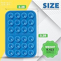 Vista 6 de OCTOBUDDY Funda adhesiva de silicona con succión para teléfono Compatible con funda de teléfono móvil iPhone y Android, soporte de accesorios