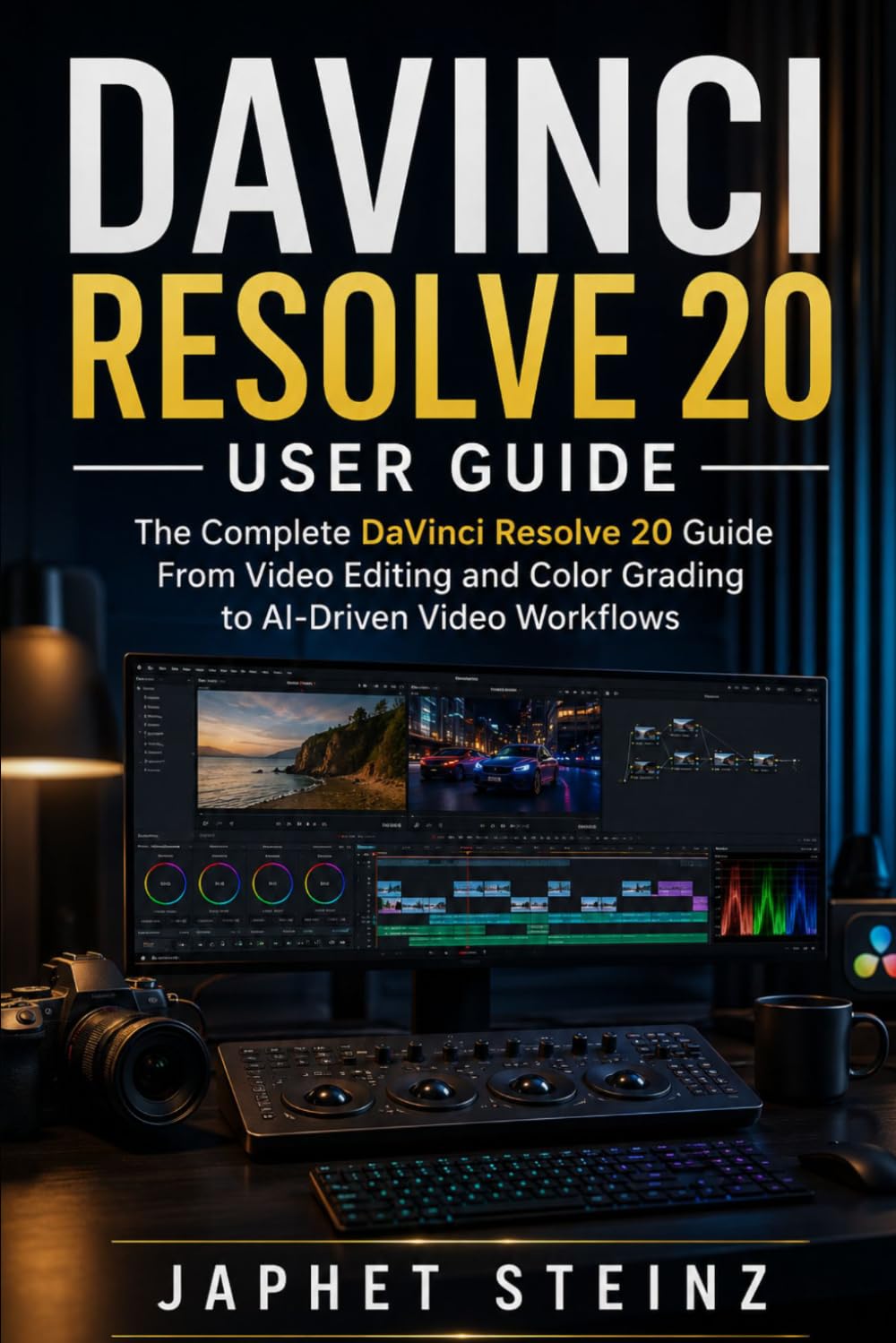 DAVINCI RESOLVE 20 USER GUIDE: The Complete DaVinci Resolve 20 Guide From Video Editing and Color Grading to AI-Driven Video Workflows