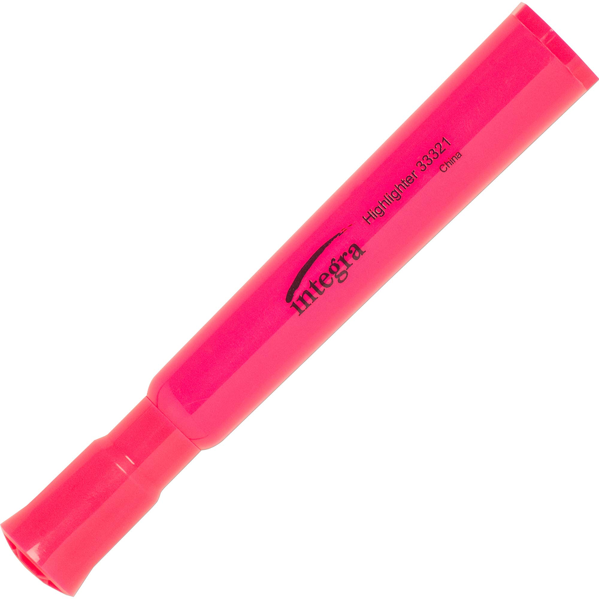 Amazon.co.jp: Integraデスク蛍光ペン、Chisel Tip、蛍光ピンク