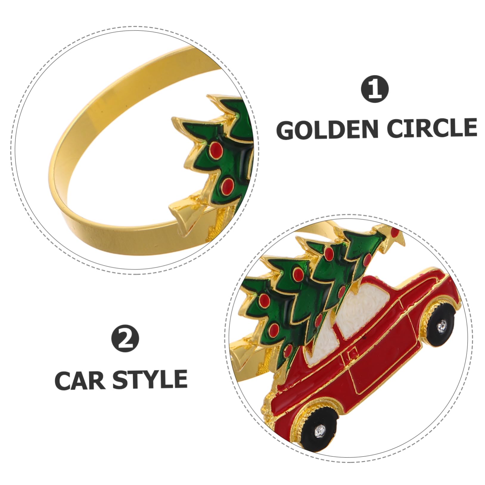 Ciieeo 3 Sätze Weihnachtsserviettenringe Weihnachtliche Tischdeko Tischdekoration Weihnachten Rentier Serviettenringe Weihnachten Serviettenring Goldene Serviettenringe 6 Stück * 3