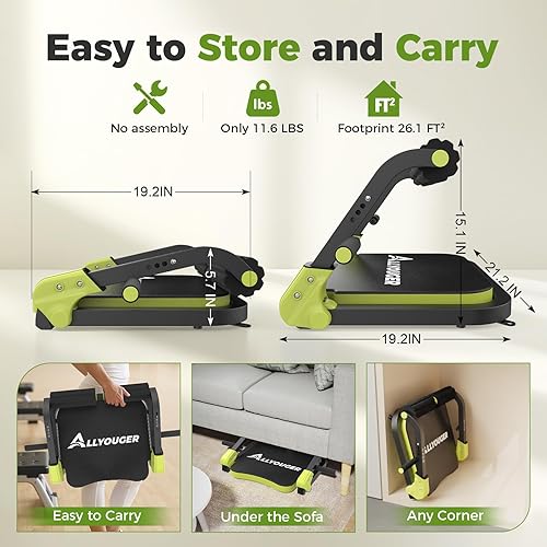 Miniatura 6 de Ab Machine,Sit Up Exercise Equipment& Core Machine, Workout Equipment,Adjustable Ab Trainer with 3 Resistance Levels and Removable Auxiliary