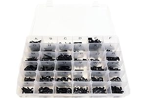 1 Inch Pre-Cut Letter Board Letters in Organizer