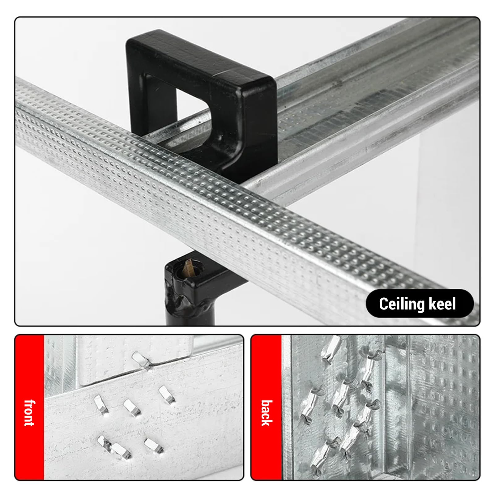 Qcwwy Punfing Punfing Neumático a Acero Ligero con Alicates Rotativos de 360 ​​Grados para Metalurgia