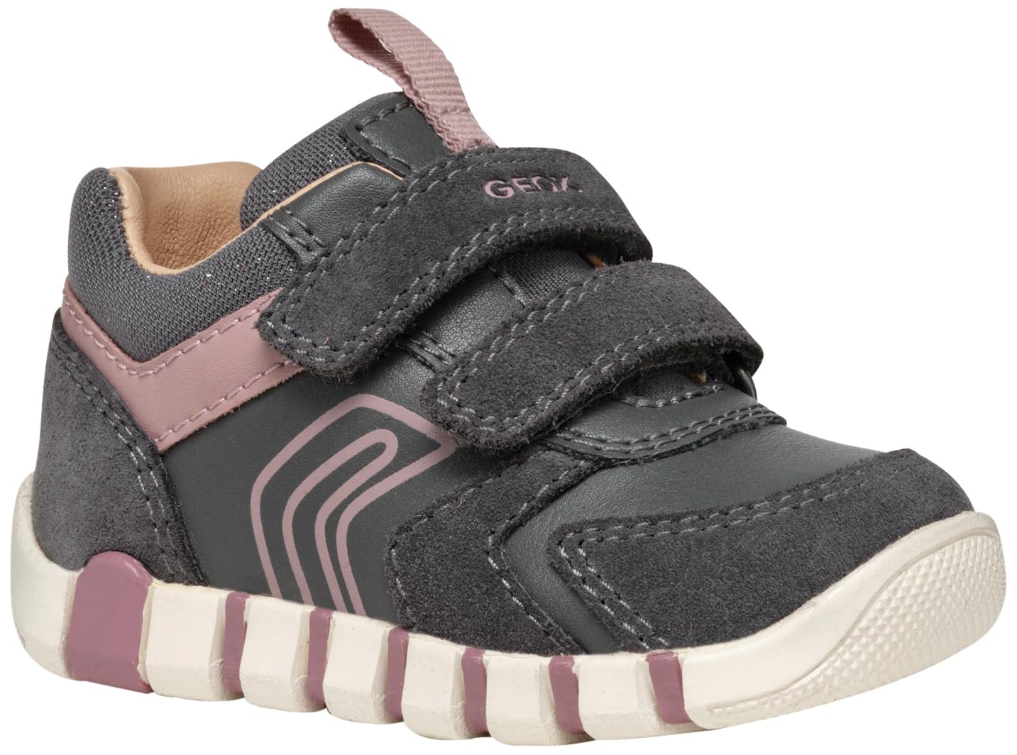 Geox B IUPIDOO Girl C, Sneaker, Rose