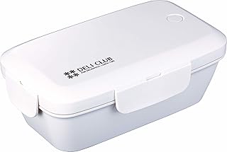 ã‚¢ã‚¹ãƒ™ãƒ« Asvel 3546 Deli Club TLB-510 Lunch Box, 1 Tier, 18.1 fl oz (510 ml), White