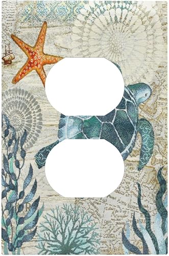 Miniatura 82 de 70s Retro Sun 1 Gang Outlet Covers Dúplex Receptáculo Hippie Hongo Placa de pared Decorativa Boho Sol Sunrise placa frontal Placa de interruptor