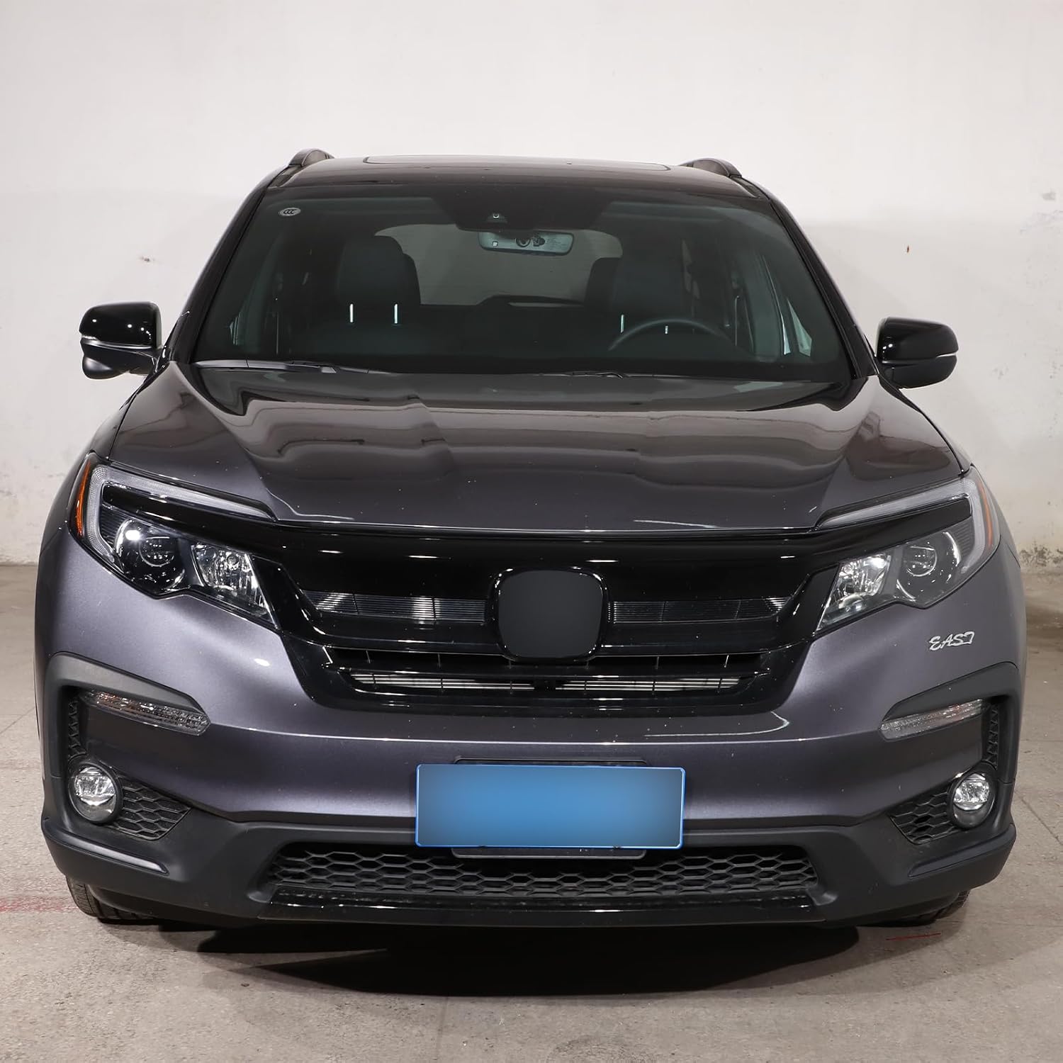 Side Rearview Mirror Cover Trim for Honda Pilot 2016-2022/ Ridgeline 2020-2023/ Passport 2019-2023, Exterior Rear View Mirror Cover Caps Guard Shell, Side Door Wing Mirrors Cap Housing (Glossy Black)