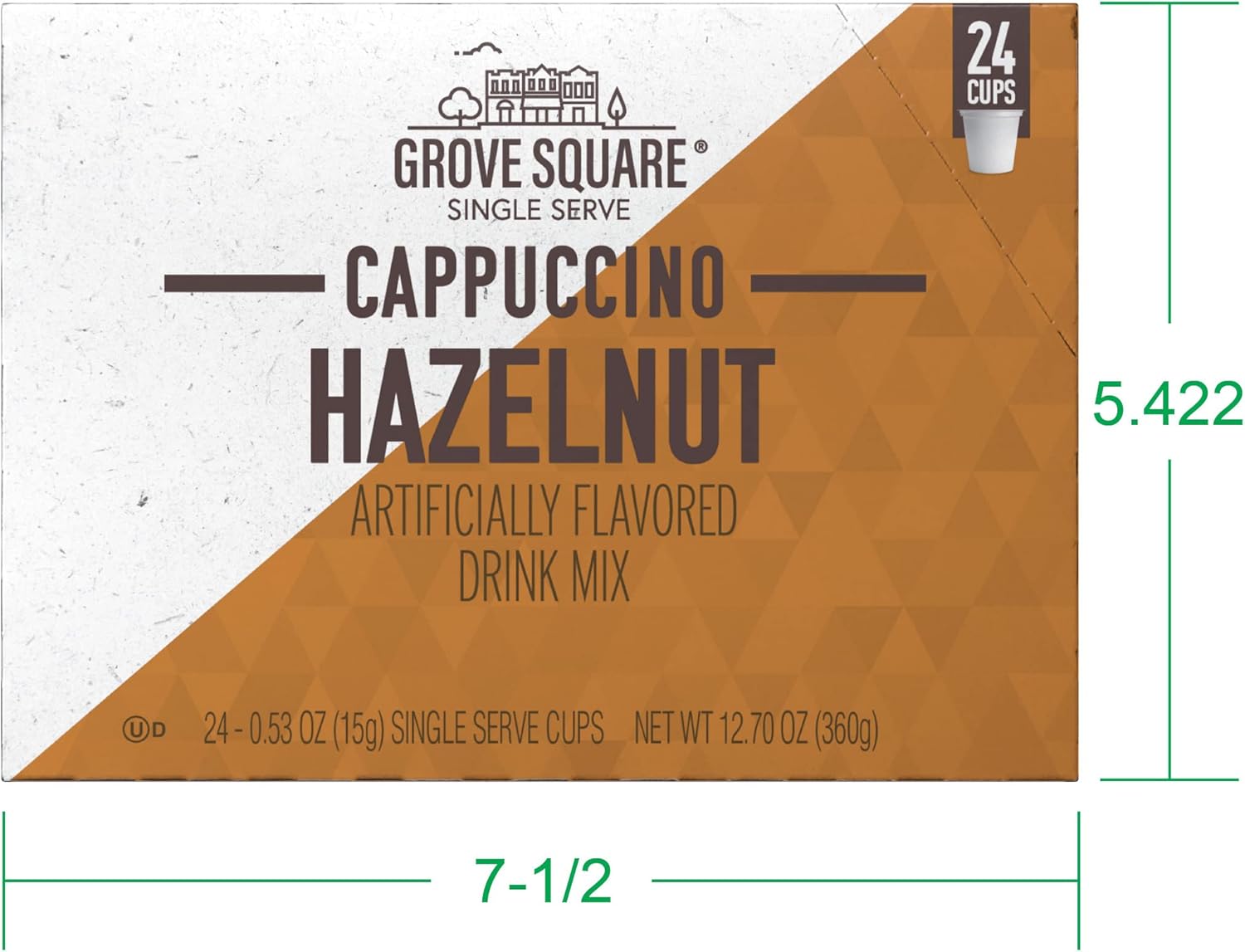 G Square puccino, Hazelnut, 24 Single Serve Cups