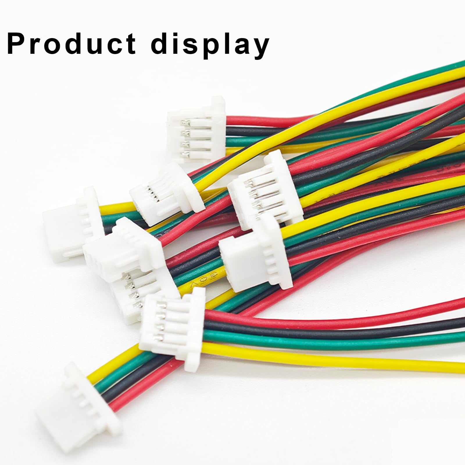Kidisoii Kit di connettori JST, passo 1,5 mm, connettore femmina JST-ZH 1,5 con cavi pre-crimpati premium 28AWG, connettore ZH da 1,5 mm 2/3/4/5/6/7/8/9/10 pin femmina (kit ZH-MM