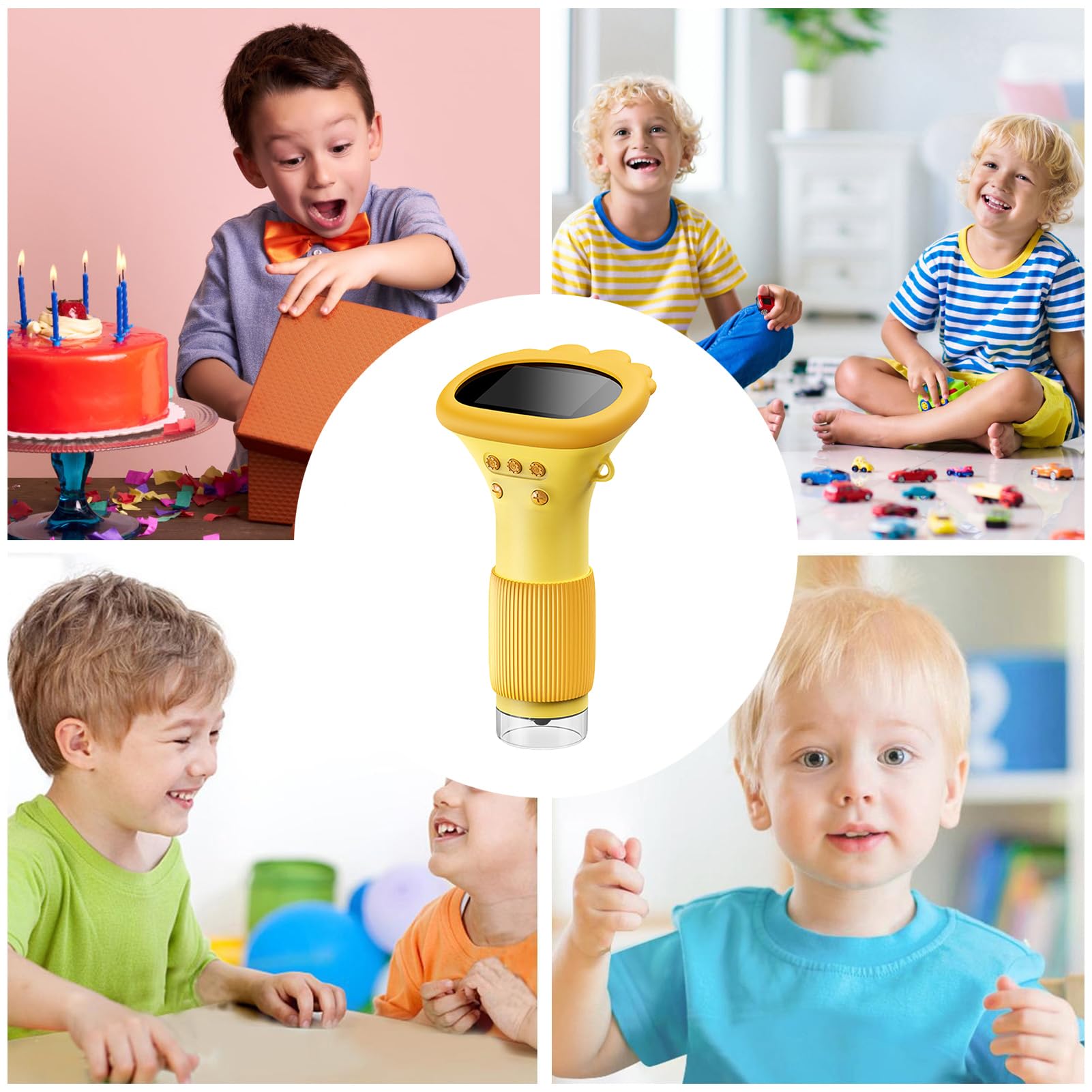 Kids Microscope, kieszonkowy ręczny lupa 1000X, 17,3 x 10,7 x 7,9 cm, przenośny mikroskop cyfrowy, studenci w wieku 8-12, edukacyjne narzędzie nauki STEM do odkrywania i nauki na świeżym powietrzu