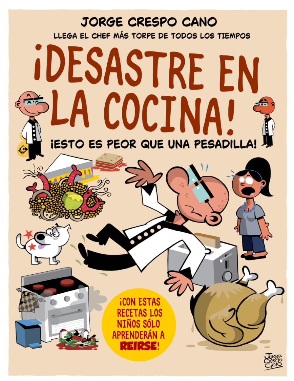 ¡DESASTRE EN LA COCINA!: Llega el chef más torpe de todos los tiempos