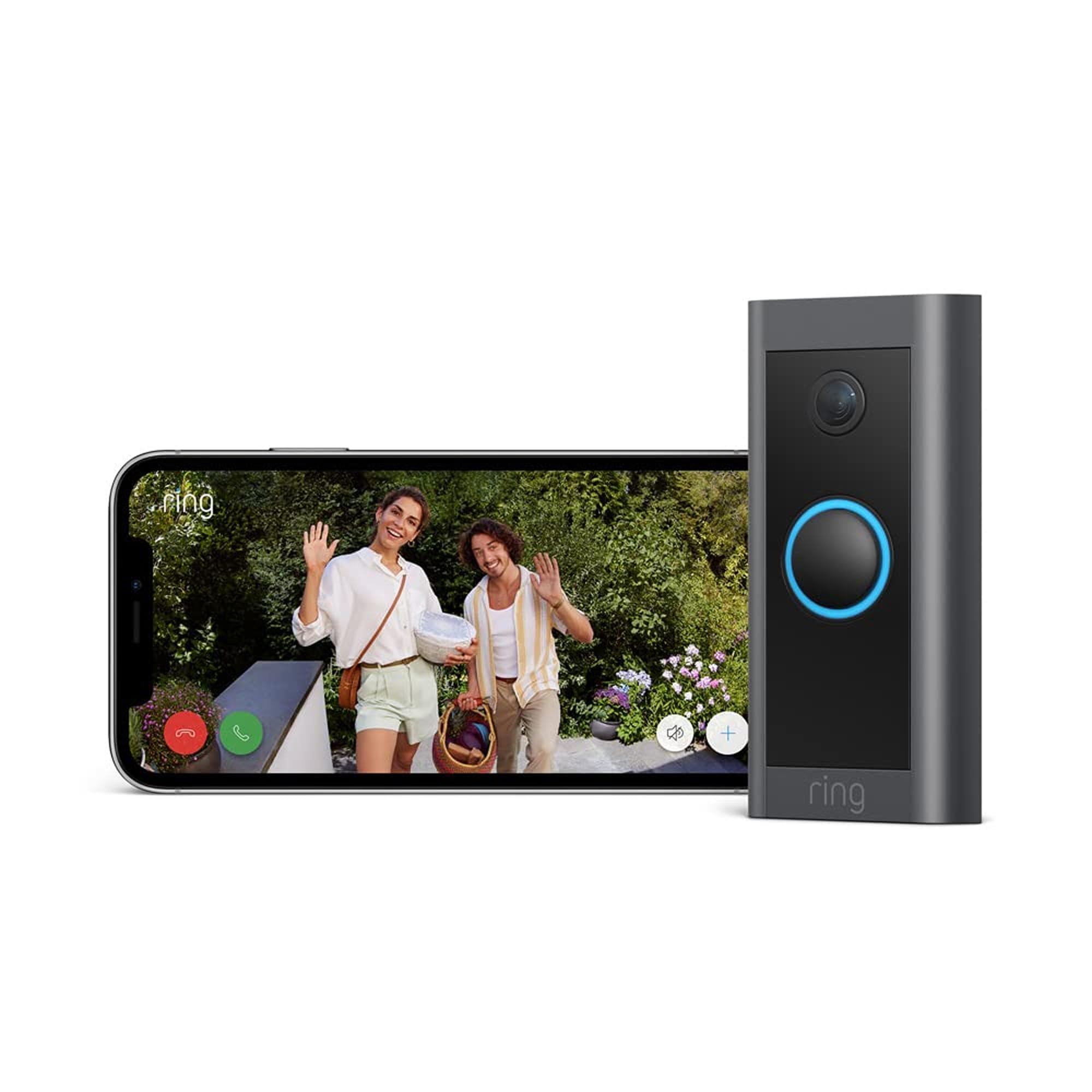 Ring Videocitofono cablato (Video Doorbell Wired) + Chime (3ª gen.) | campanello con telecamera, HD, con cablaggio (occorre il cablaggio del citofono in uso) | Prova gratuita di 30 giorni Ring Home