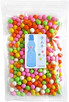 Amazon.co.jp: 5色カラーラムネ350g X 1袋 12mm ツヤあり : 食品・飲料