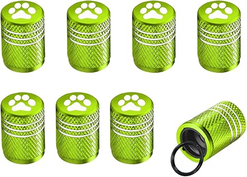 Miniatura 7 de 4 tapas de válvula de neumático, cubierta de válvula a prueba de polvo con anillo de goma, resistente a la corrosión, a prueba de fugas, cubiertas