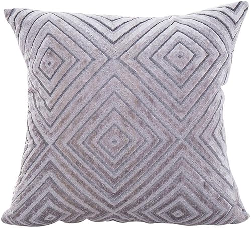 Simple Literary Farmhouse - Fundas de cojín cuadradas de pana a rayas suaves, fundas de cojín decorativas bohemias y neutras para decoración del