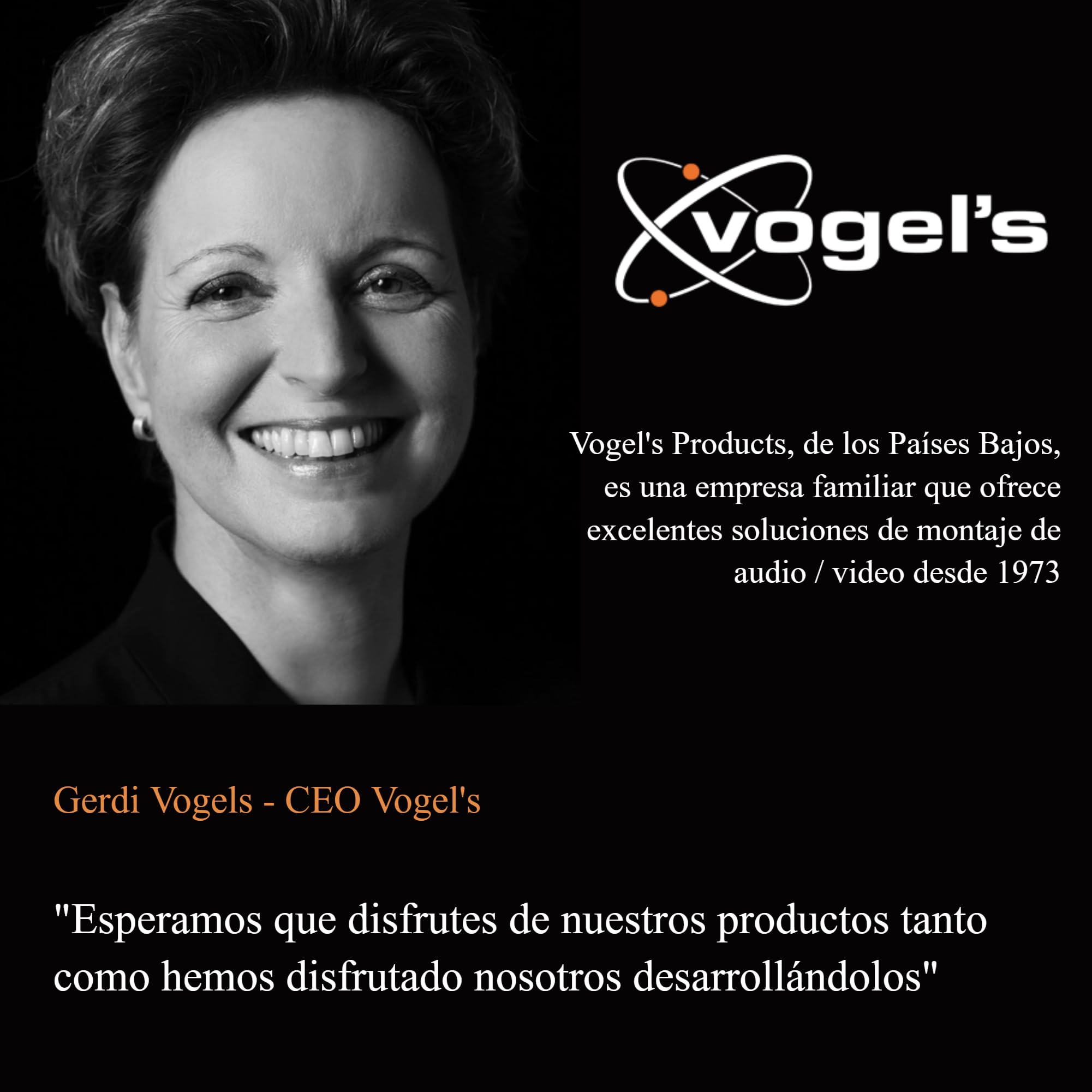 Vogel's TVM 1445 Soporte TV Giratorio para televisores de Entre 32 a 65 Pulgadas, Máx 25 kg, Gira hasta 180º, Inclinable hasta 15º, Soporte para TV máx. VESA 400x400, Compatibilidad Universal