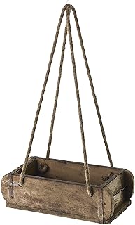 A.D. Planter Box Reclaimed Wooden Brick Mold Rustic Rectangular Industri...