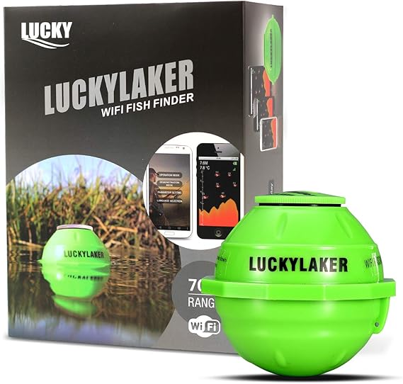 Lucky Smart Fish Finder Portable Fish Finder, WiFi