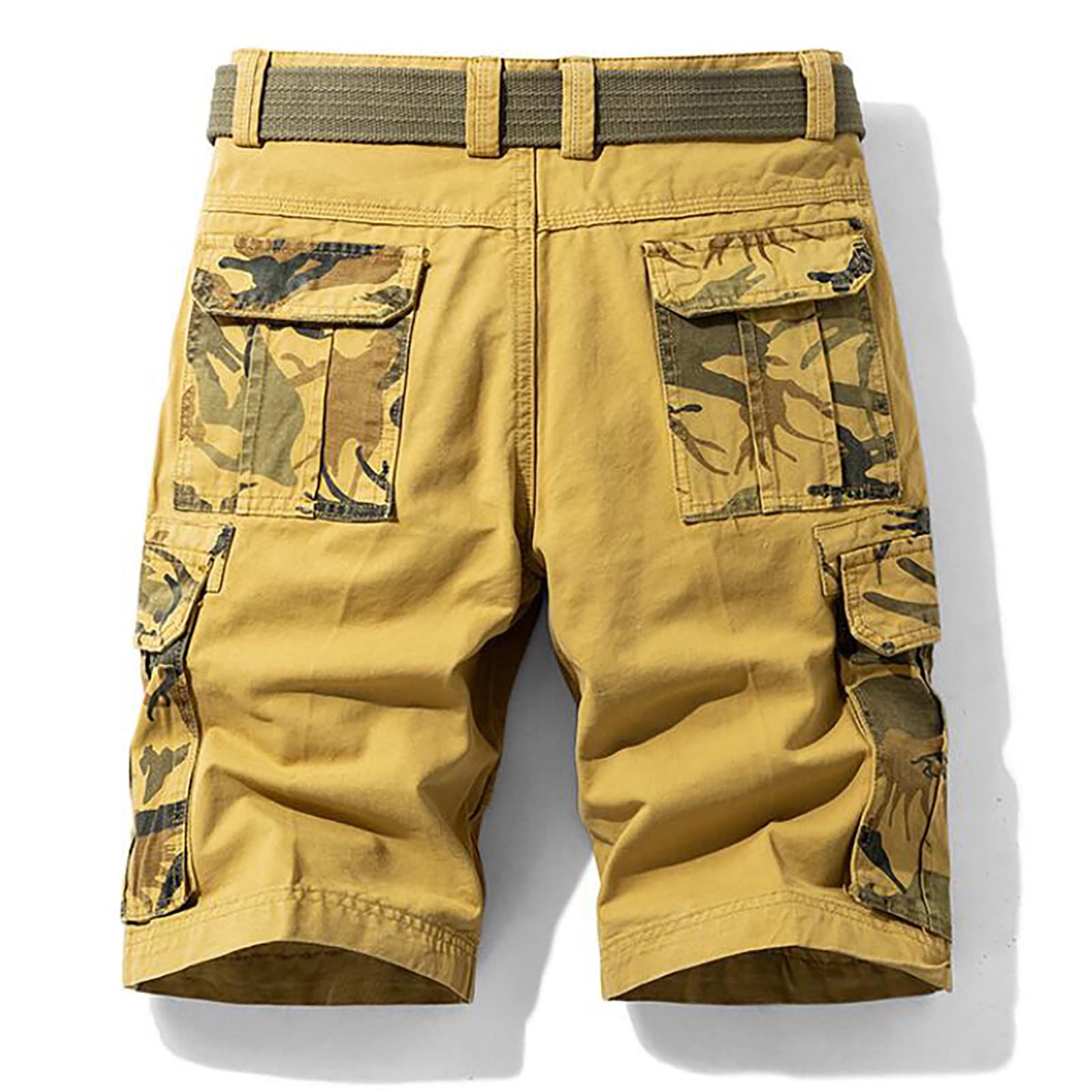 Pantalones Cortos de Verano para Hombres Cintura elástica para Mejor Ajuste Resistente a roturas y desgarros Transpirable y de Secado rápido Frescos en jornadas calurosas