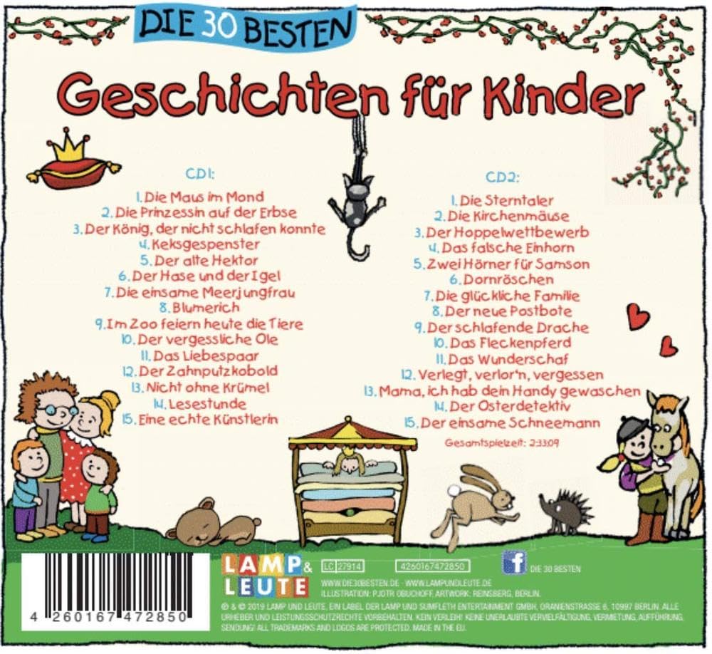 Die 30 Besten Geschichten Für Kinder Hörbuch