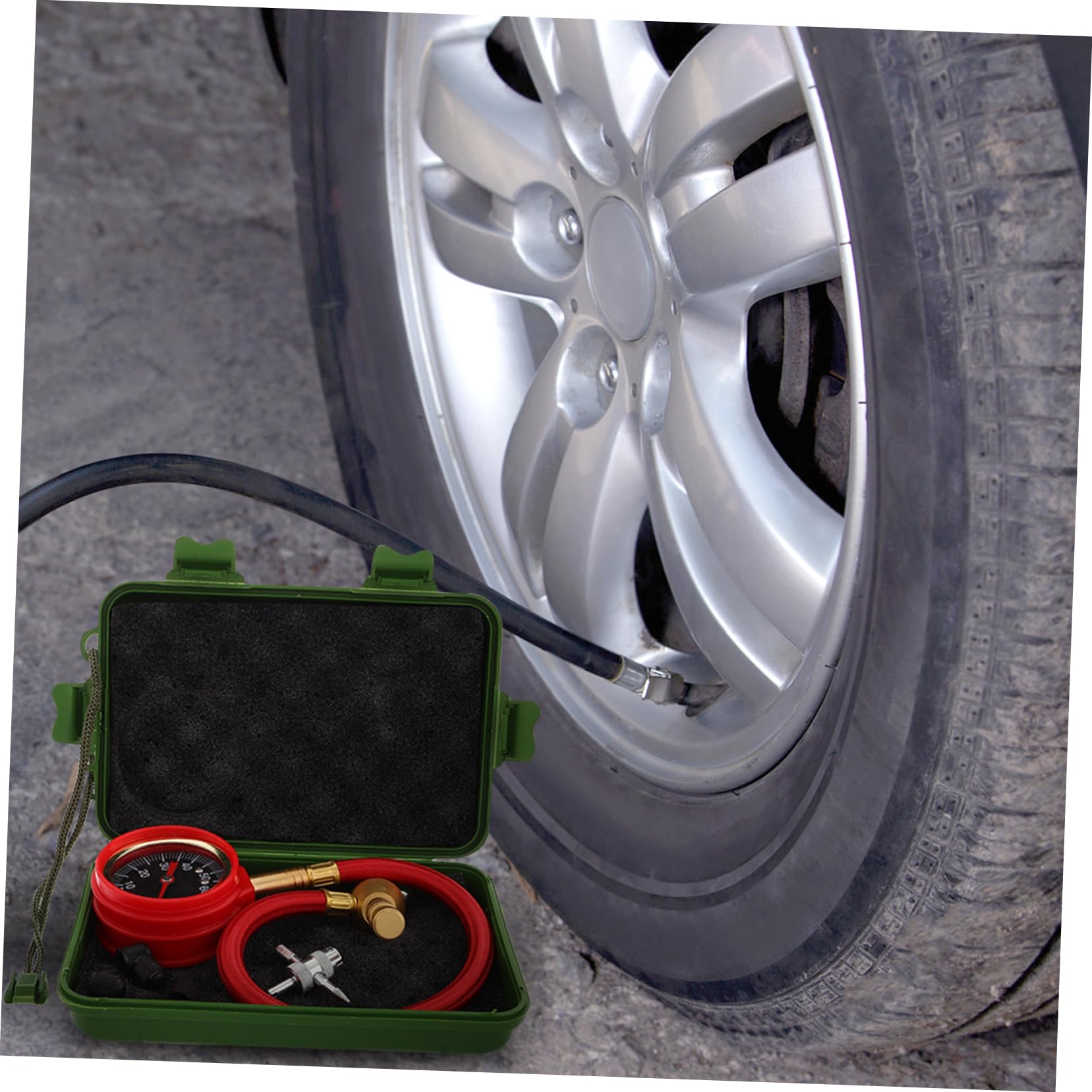 Ciieeo Manometro Per Pneumatici Per Auto Quadrante Precisione Strumento Misurazione Della Pressione Meccanico Accessorio Per Auto