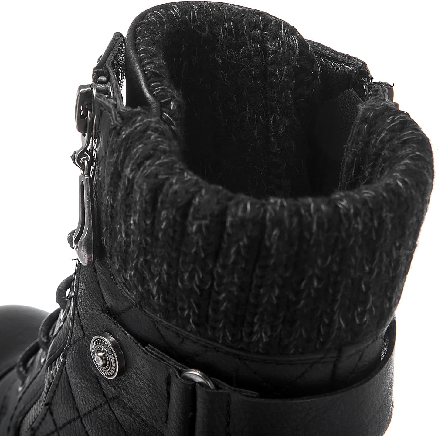 GLOBALWIN Women's Ankle Booties Fashion Combat Boots Fall Boots For Women Comfortable Low Heel - Image 4