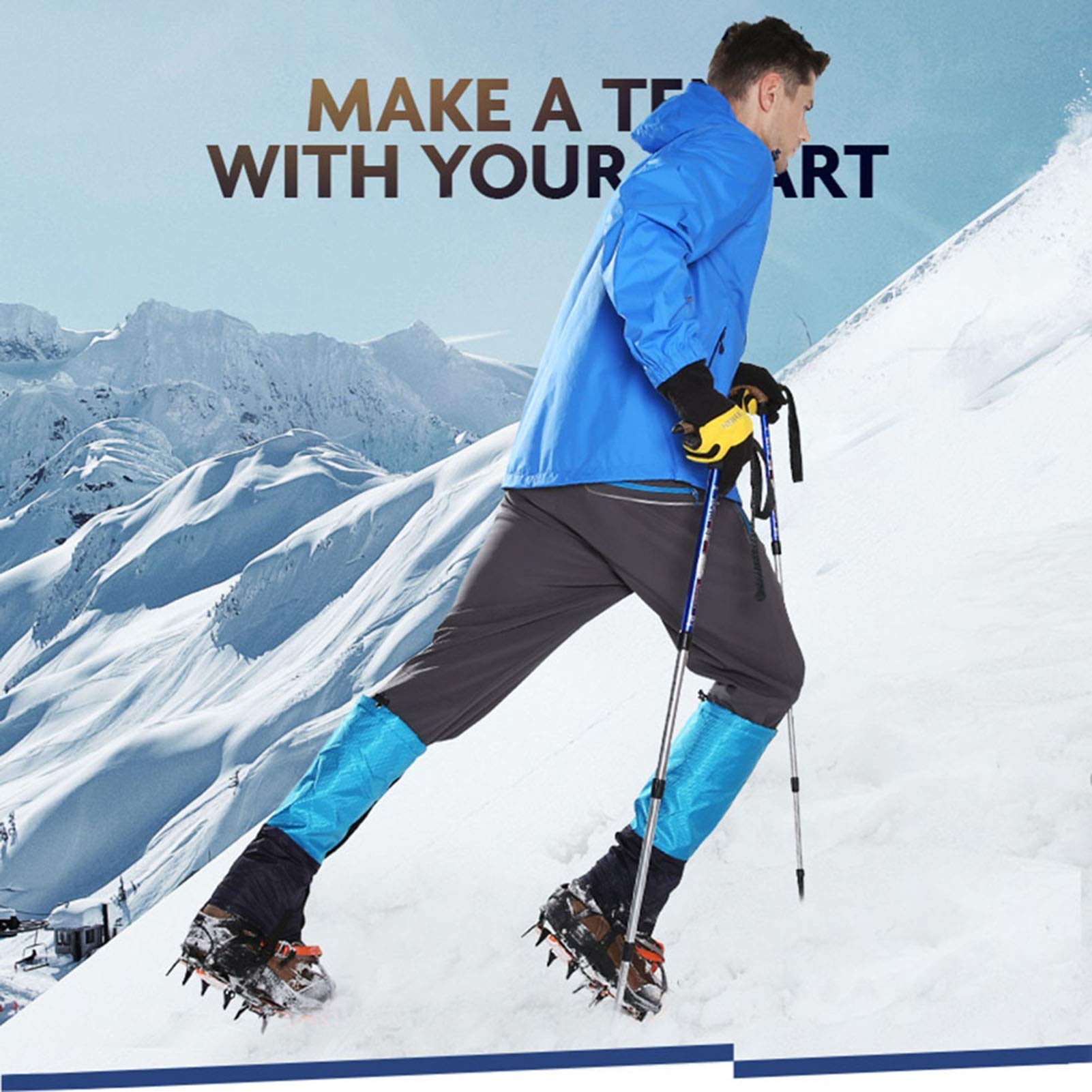 Beingamaschen, Atmungsaktive Schlangengamaschen, Verstellbare Knöchelgamaschen, Karierter Stoff, Geeignet for Outdoor-Sport Und Arbeit Im Freien (2 Farben Erhältlich)