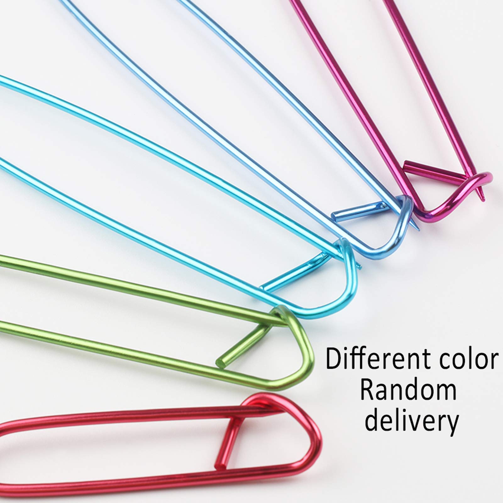 Spille Da Balia Grandi 20 Pezzi - 75 Mm, Metallo Colorato, Per Tessuti E Artigianato - Foto 4