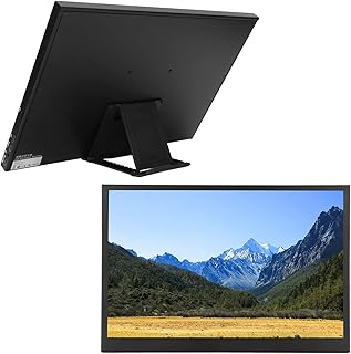 Monitor portátil de 15 polegadas, monitor portátil 1080 p usb c hdmi gaming ips display hdr com luz de fundo led, monitor externo para laptop pc mac telefone ps4 xbox switch