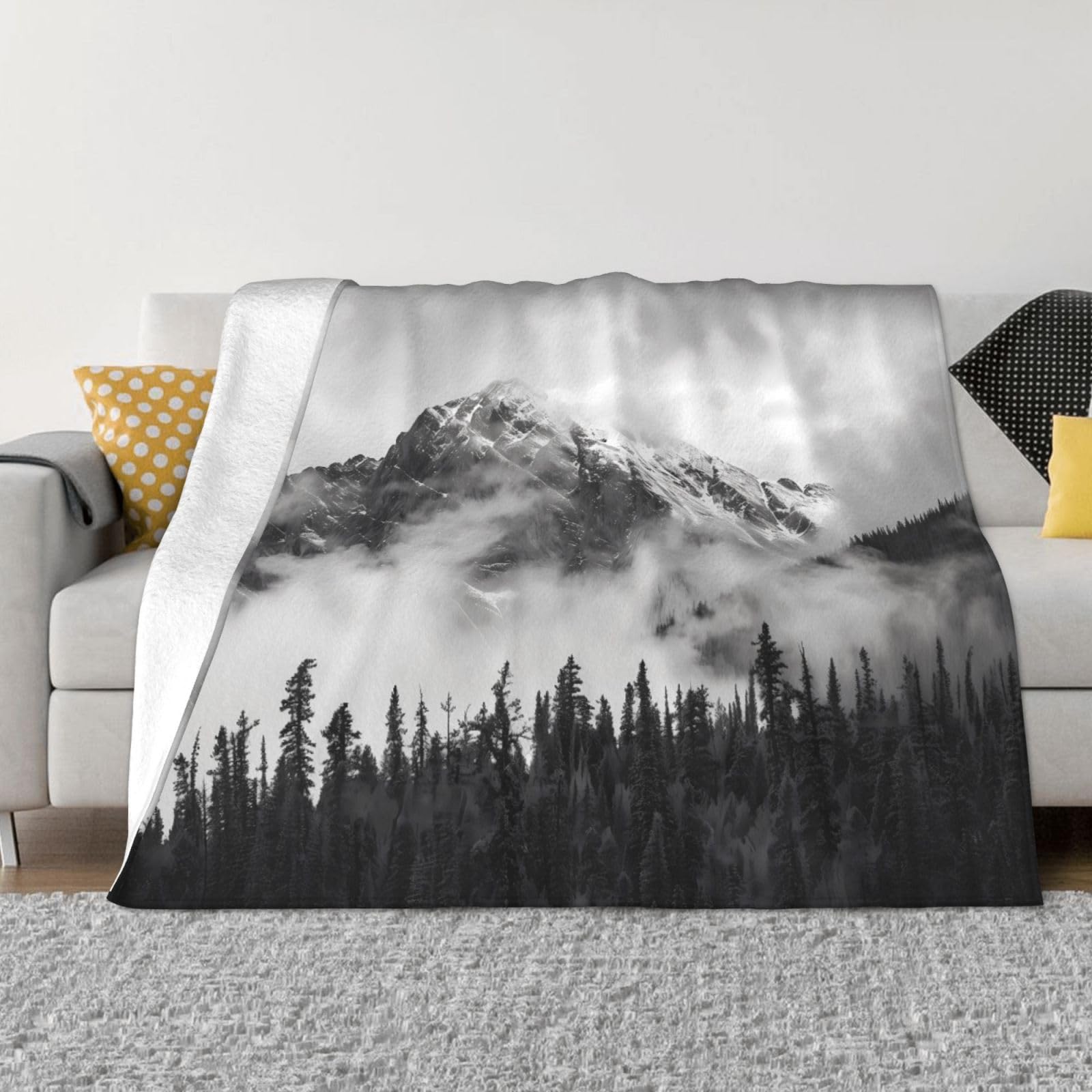 Couverture flanelle chaude Mexpekil pour vos voyages et soirées canapé