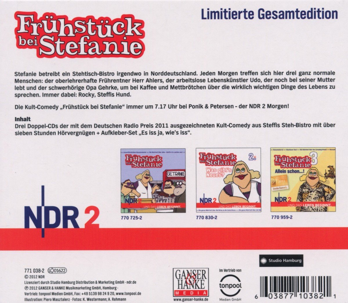 NDR 2: Frühstück bei Stefanie 1-3 - Das kannst haben! (Limitierte Gesamtedition)