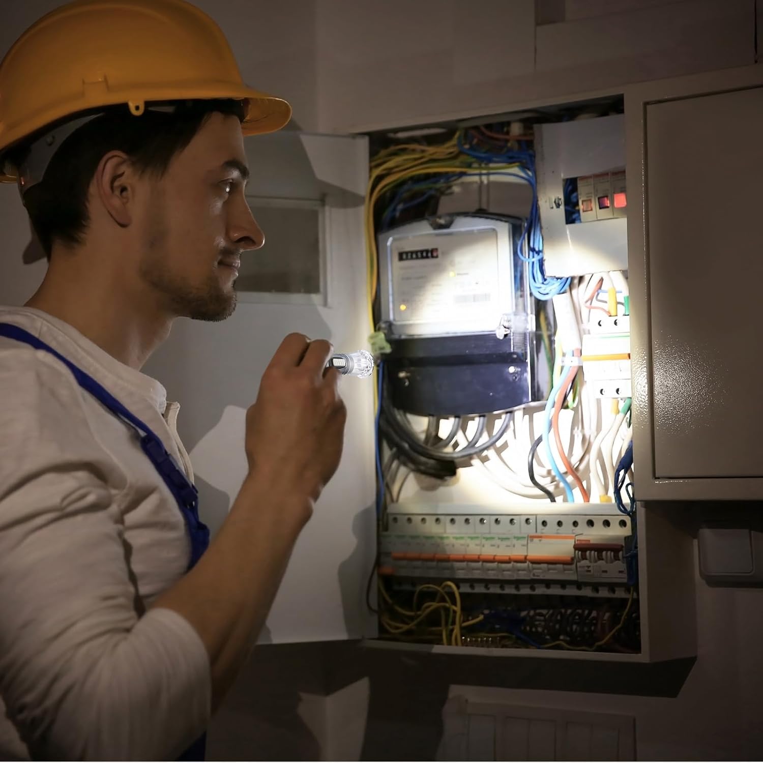 Jexine 50 Pcs Mini Flashlight Keychains Bulk with Lanyard Portable Plastic LED Key Chains Flashlights Small for Night Reading Emergency Hurricane Camping Hiking Party Favors(Black,Simple) - Image 5