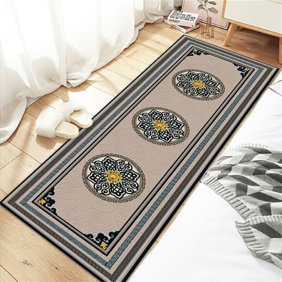 Tapis de chevet de chambre à coucher fille doux et grand tapis d eveil enfant