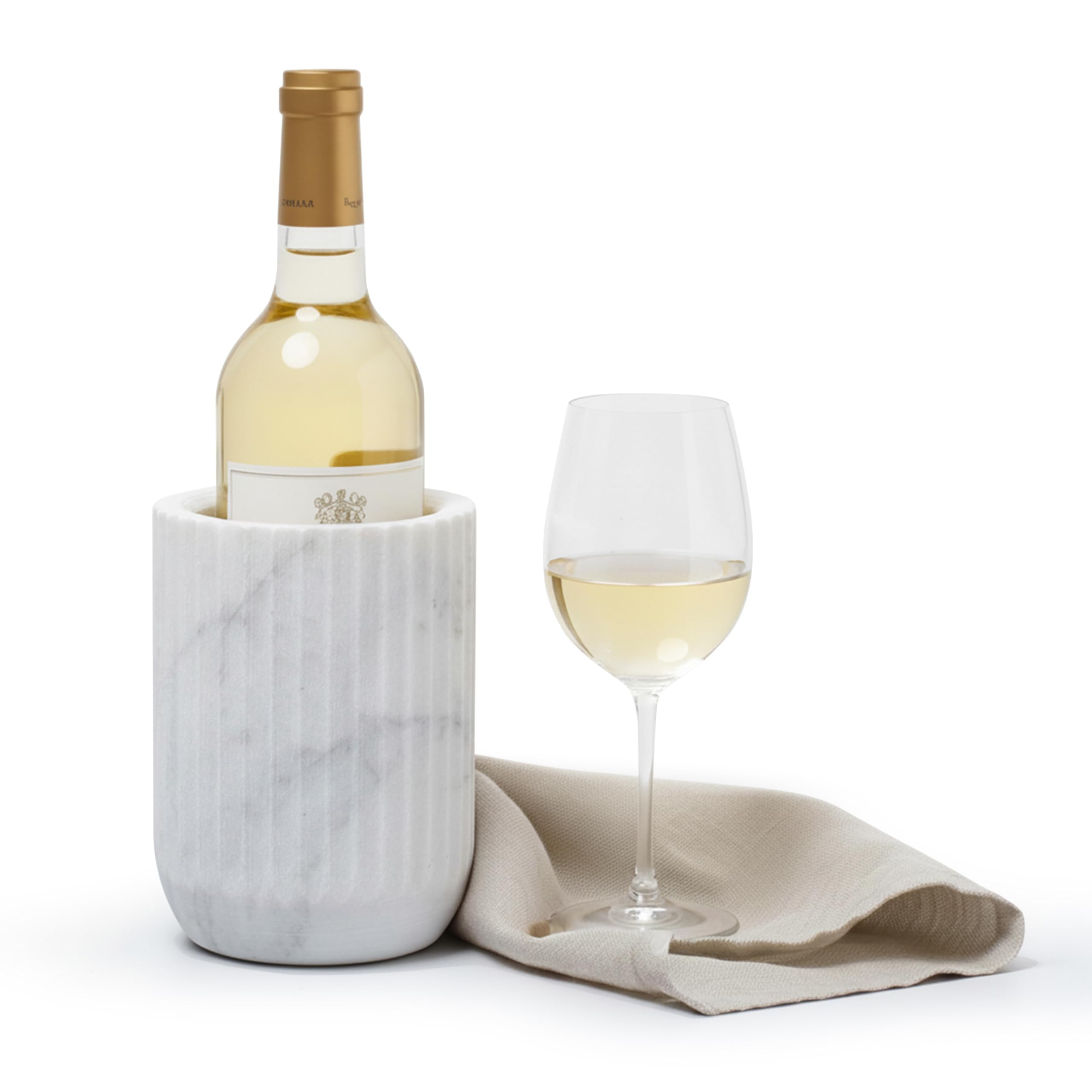 Photo 1 of LIBKEN Marble Wine Chiller Bucket - Gray