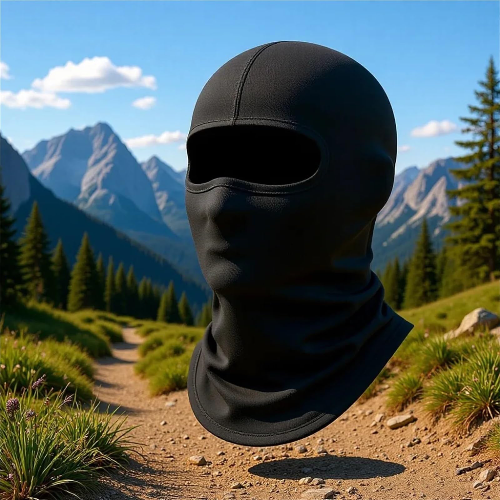 Hochelastische atmungsaktive Sturmhaube Radfahren Vollgesichtsmaske Outdoor Ski Motorrad Helm Liner