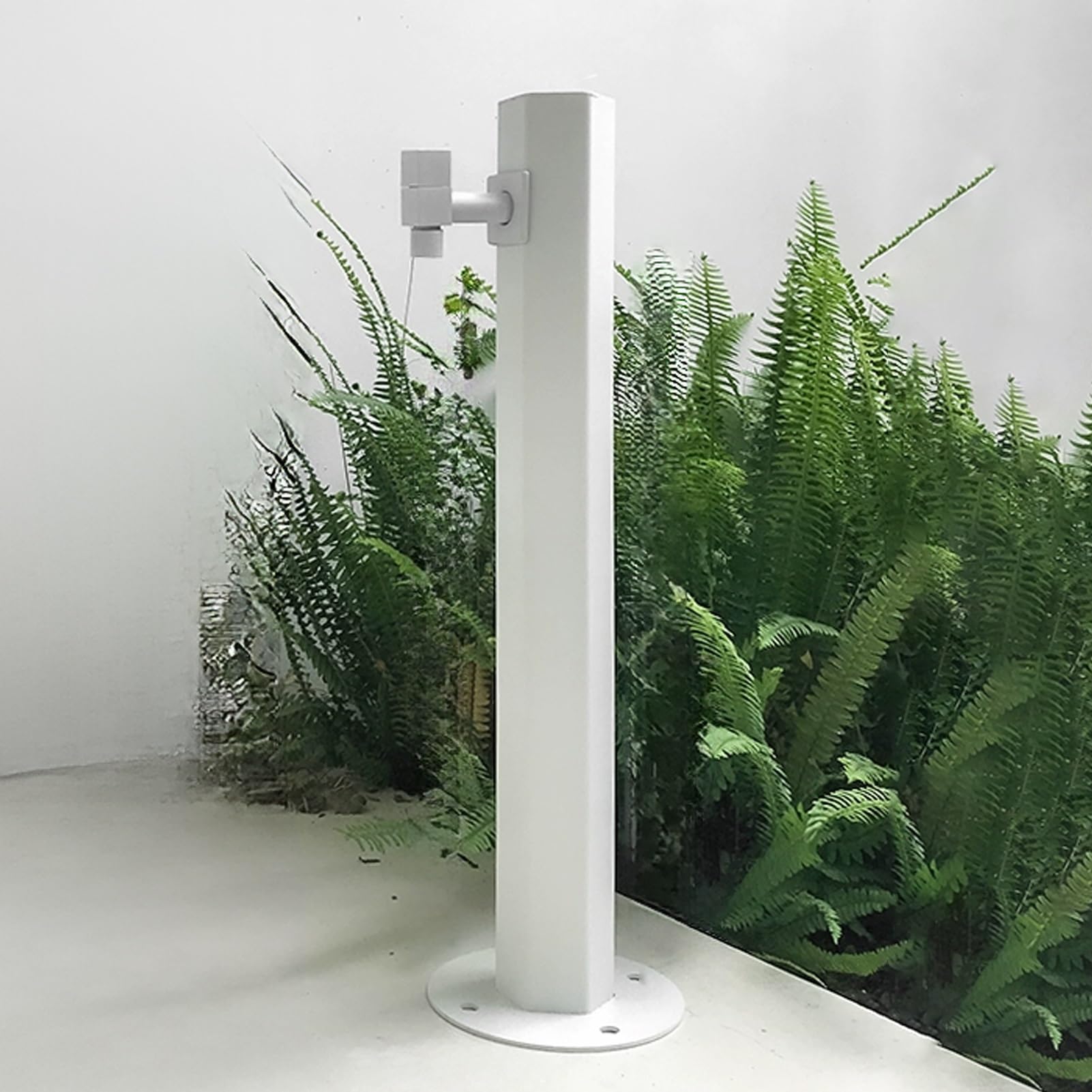 WOTZOV Faucet Water Column,Outdoor Garden Water Column - Freestanding Post Faucet With Double Outlet Hydrant For Courtyard - Vertical Water Dispenser，White a 60CM/23.6IN
