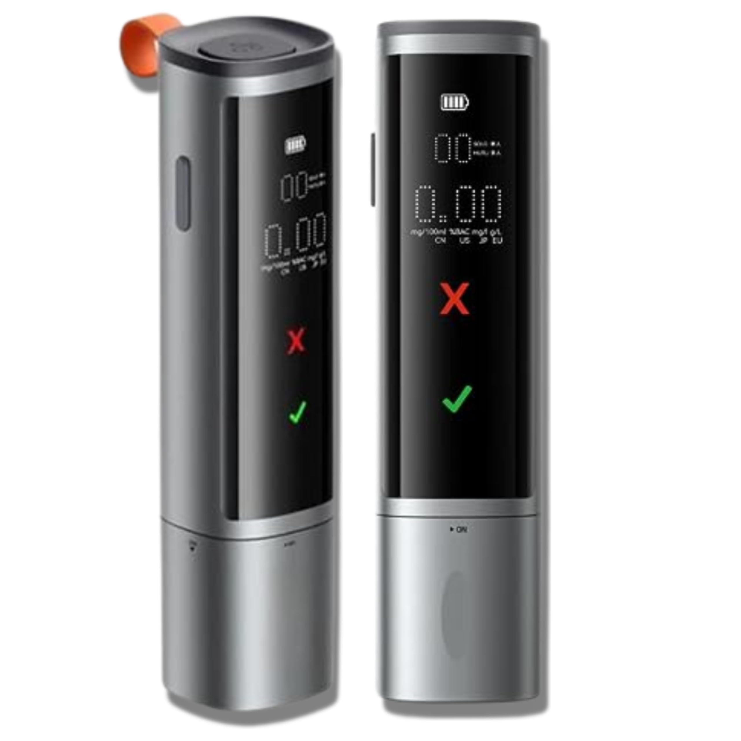 Alcohol Tester Breathalyzer Blowing Alcohol Tester Professional LCD Digital Screen with Dual Mode Switch & Audible Alcohol Tester