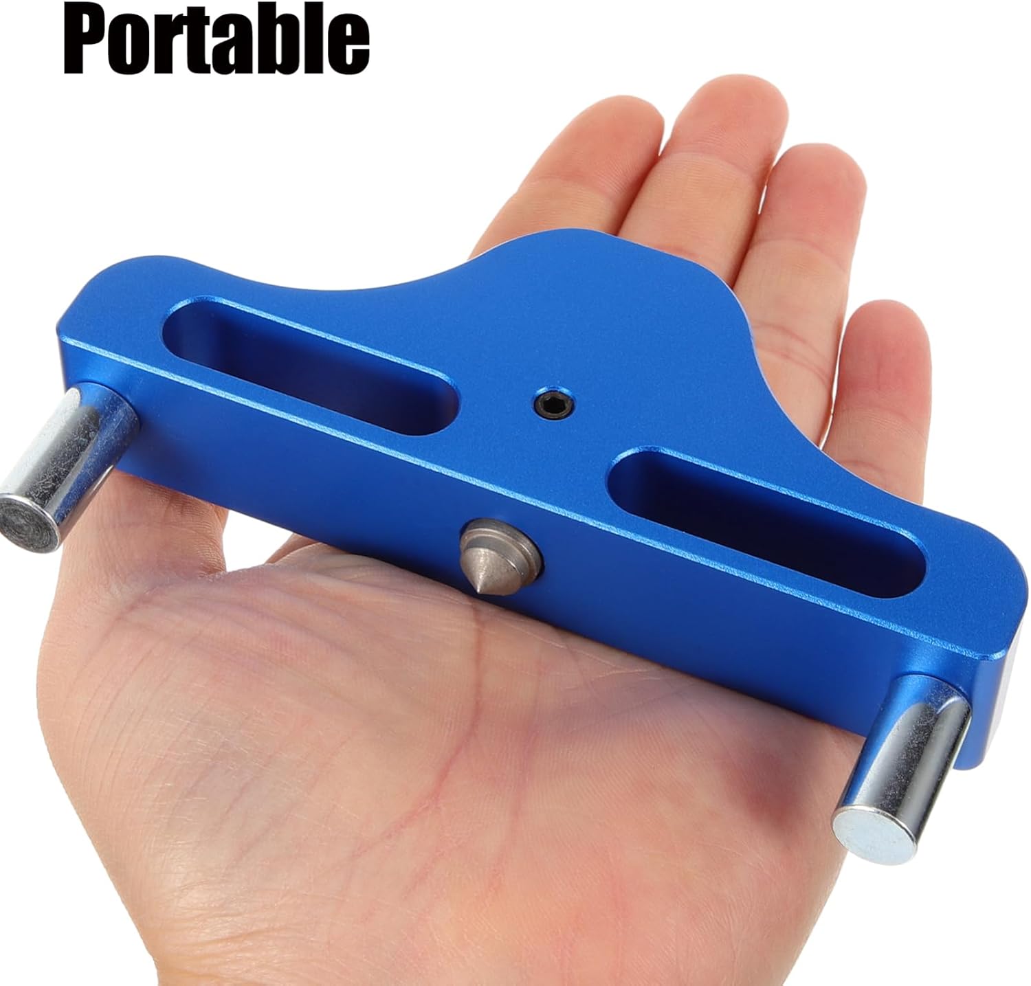 1pc Tool Magnetic Woodworking Scriber for Marking Up to Thickness Precision Construction for Carpentry and Woodworking Projects Random Color