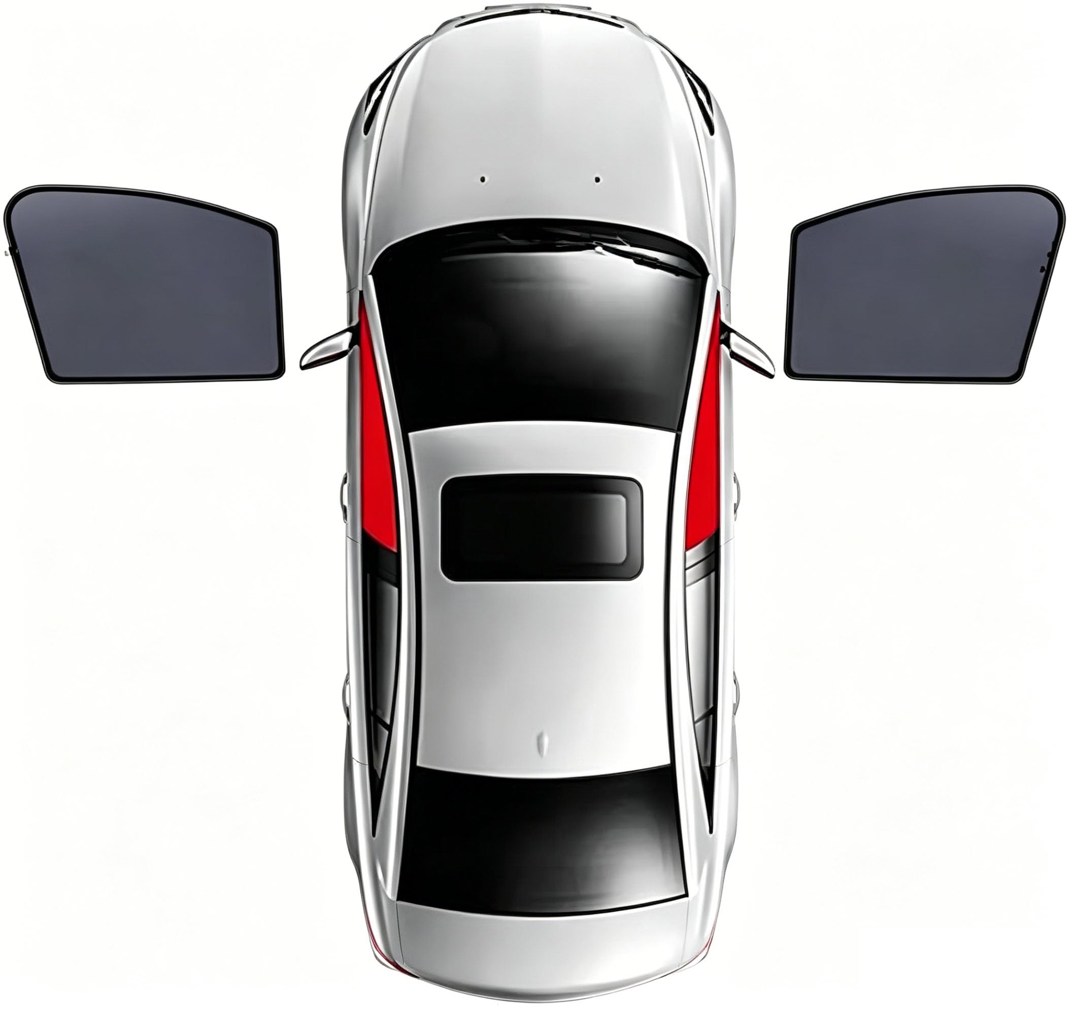 NBUYRKON Magnetic Car Side Window Sunshades for Buick Encore 2012-2019 – UV Protection, Double Layer Mesh, 2 Pack