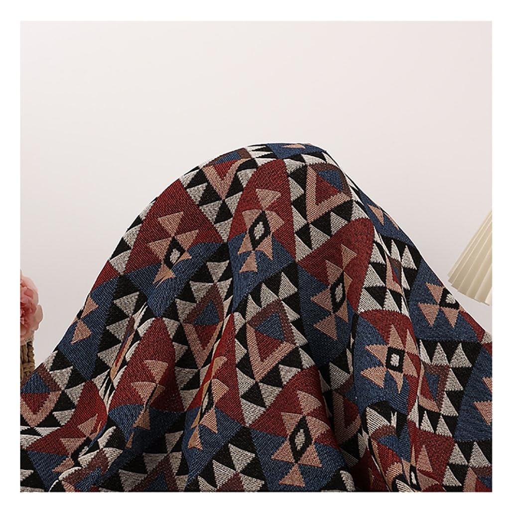 Tela Retro De Lino Y Algodón De Estilo Étnico, 100x150cm, DIY, Costura Textil Hecha A Mano, Retales For Bolsos, Ropa, Sofá, Mantel(4#,1.5x9m/4.9x29.5ft)