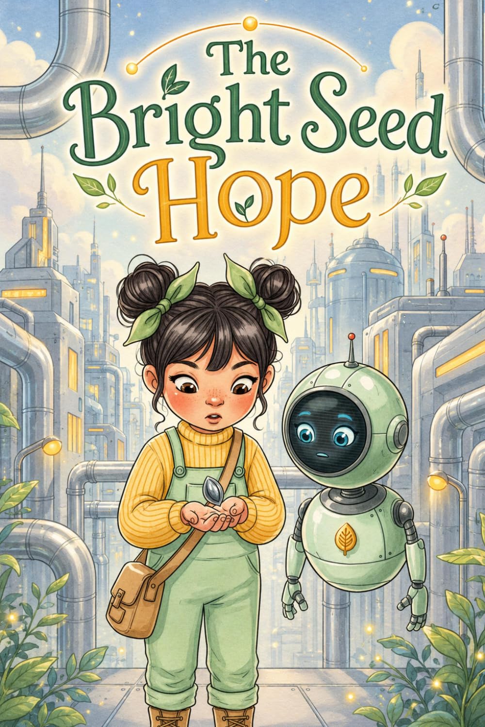 The Bright Seed Hope: A heartwarming story about friendship, hope, and bringing nature back to a futuristic world for young dreamers