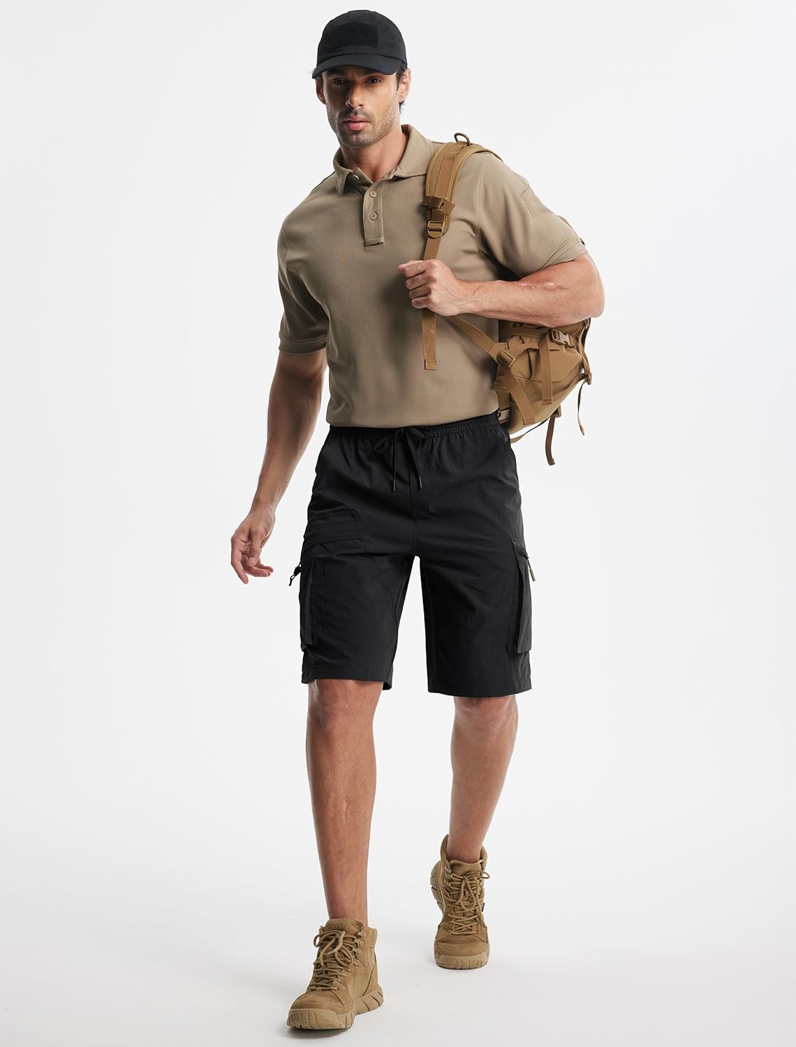 Libin Men's Shorts Casual All Day Comfy Quick Dry Lightweight Cargo Hiking Shorts Breathable Outdoor Sports Travel - Image 3