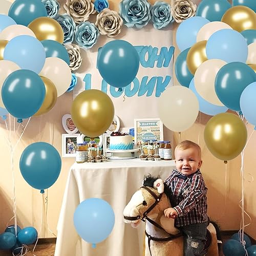 Miniatura 7 de Globos de confeti dorado verde salvia, 52 piezas de guirnalda de globos verde salvia verde oliva para cumpleaños, baby shower, boda, despedida de